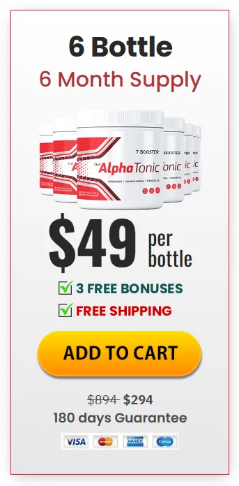 Alpha Tonic Supplement 3 bottle pack