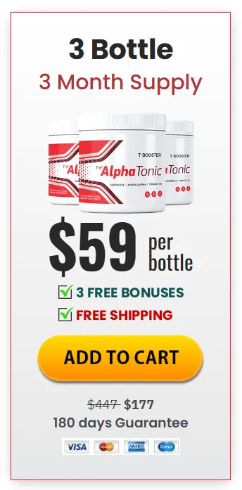 Alpha Tonic Supplement 6 bottle pack